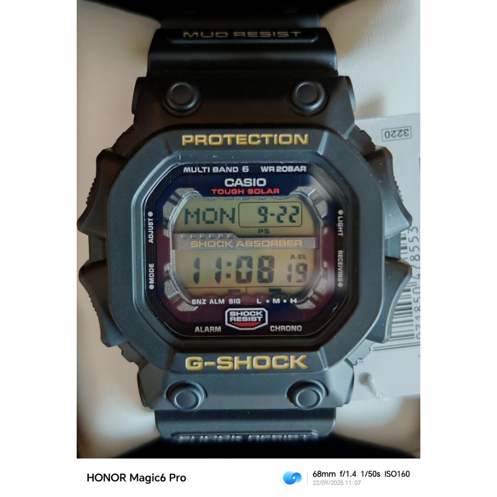 นาฬิกา G-SHOCK Mudman XXL Multiband 6 รุ่น GXW-56-1BJF ยักษ์ดำเหลือง ของแท้ มือสอง