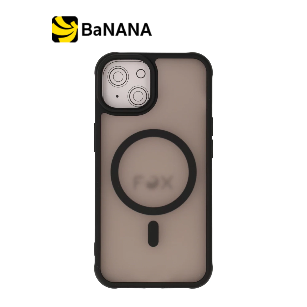 เคส FOX iPhone 13 Clear Matt Black with Magsafe by Banana IT