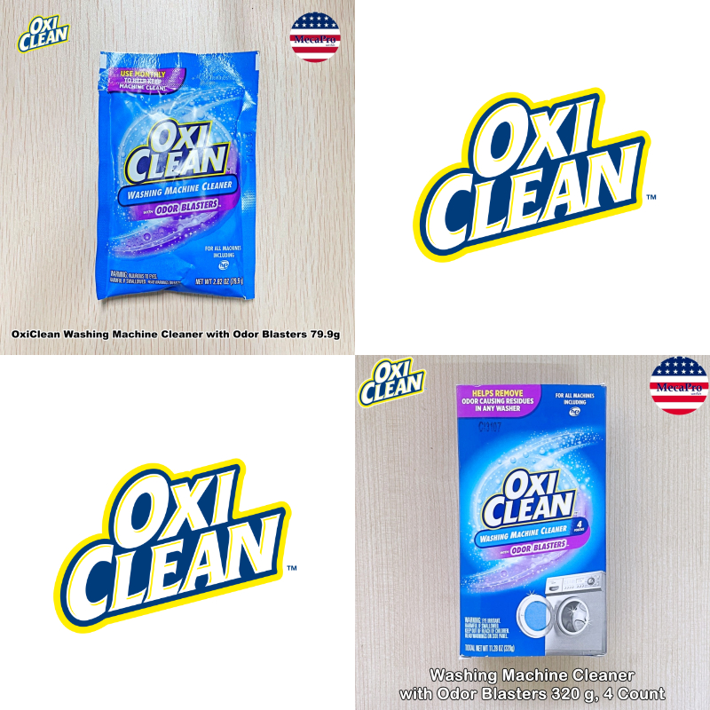 OxiClean™ Washing Machine Cleaner with Odor Blasters ผงทำความสะอาดเครื่องซักผ้า ผงล้างเครื่องซักผ้า