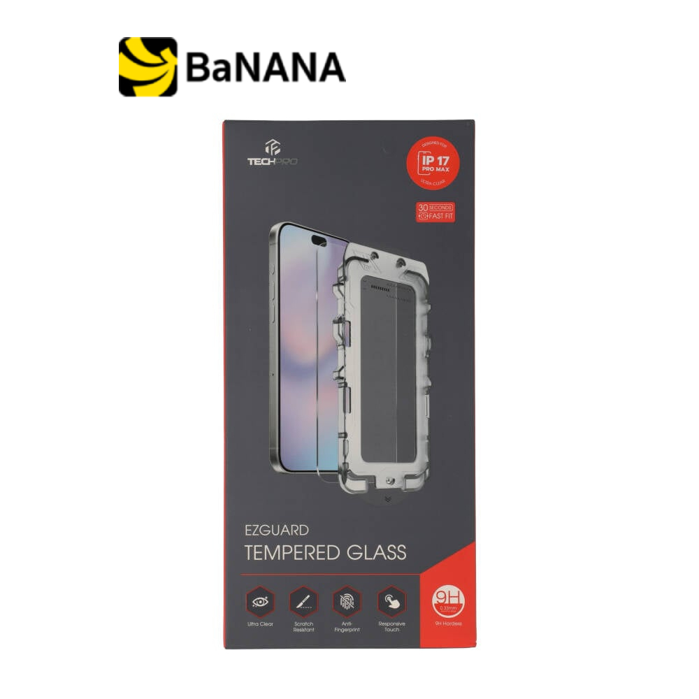 TECHPRO ฟิล์มกันรอย สำหรับ iPhone 13 - 17 Series รุ่น EZGuard Kit HD แถมชุดติดตั้ง by Banana IT