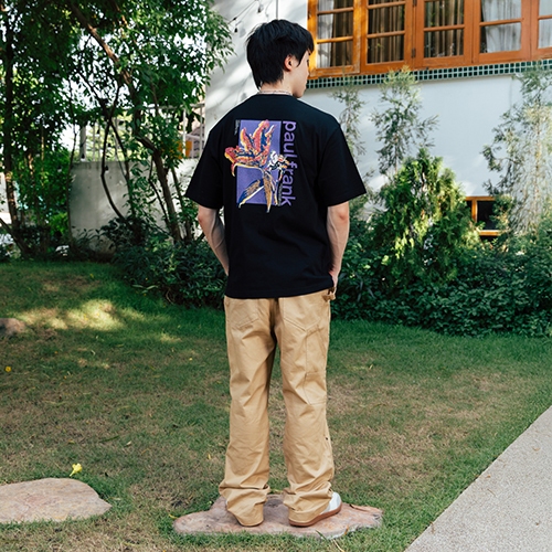 PAUL FRANK เสื้อยืดผู้ชาย BLOOMING VIOLET