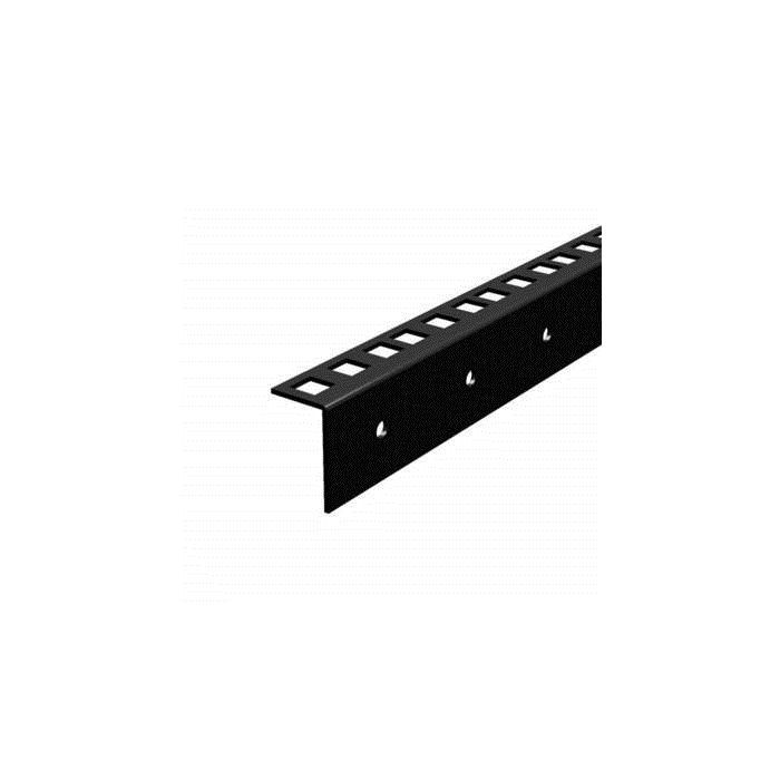 รางแร็ค 45U ความหนา 1.5 มม. ยาว 2 เมตร พร้อมรูสี่เหลี่ยมสำหรับใส่ Cage Nut 45U Rack Strip with Square Holes 1.5mm Thick