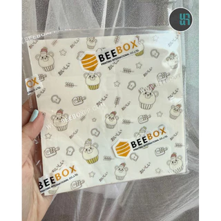 beebox กระดาษรองขนม ขนาด 6 x 6 นิ้ว แพ็ค/100 ชิ้น