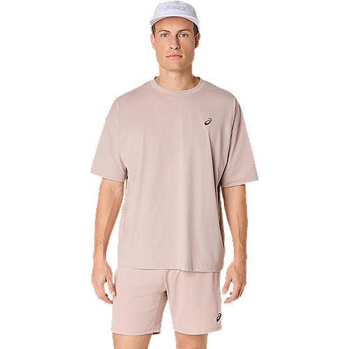 ASICS :  2031E698.700 ASICS SPIRAL RELAXED FIT EMBROIDERY TEE MEN เสื้อคอกลมผู้ชาย ของแท้