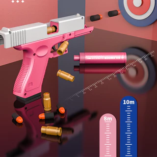 ปืนของเล่นเด็ก กล๊อค Glock ปืนคัดปลอก ของเล่นเด็ก ยิงได้ ถอดได้ กระสุนโฟม นุ่ม ปลอดภัยไม่มีอันตราย พร้อมส่ง