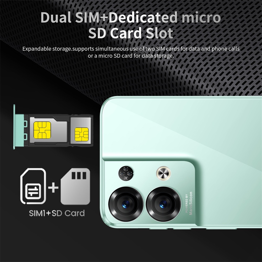 โทรศัพท์มือถือ real8 Pro 5Gแรม16GB รอม512GBปลดล็อกด้วยใบหน้า 60Hz HD 6.8 นิ้ว 6800mAh รองรับ 2 ซิมการ์ด สมาร์ทโฟน - รูปที่ 6