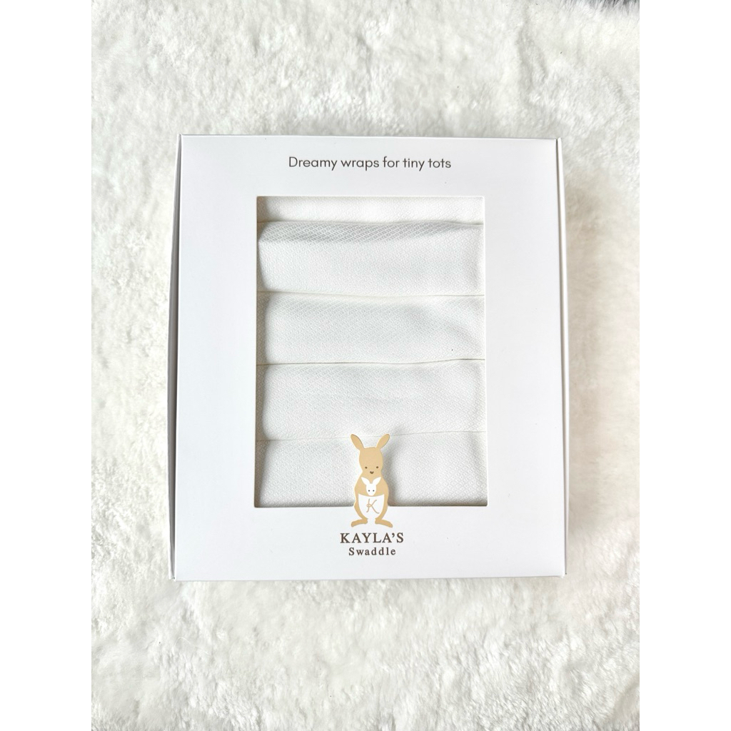 Kayla's Swaddle ผ้าอ้อมแบมบู 100% ขนาด 27x27 นิ้ว (70x70 cm) ครึ่งโหล/1 โหล