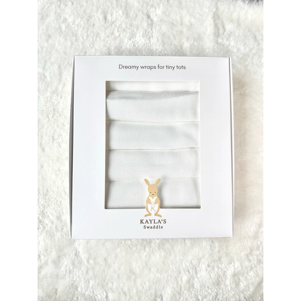 Kayla's Swaddle ผ้าอ้อมแบมบู 100% ขนาด 27x27 นิ้ว (70x70 cm) ครึ่งโหล/1 โหล