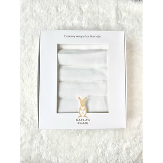 Kayla's Swaddle ผ้าอ้อมแบมบู 100% ขนาด 27x27 นิ้ว (70x70 cm) ครึ่งโหล/1 โหล