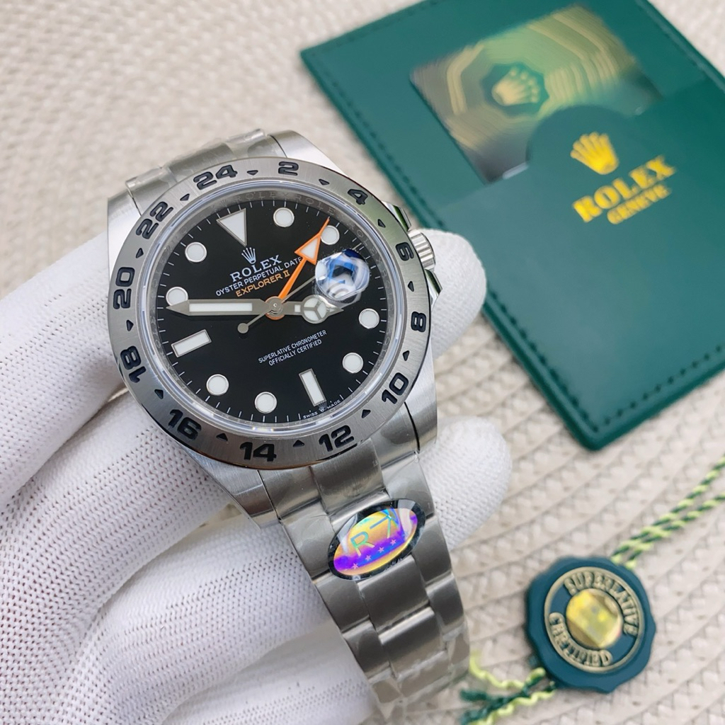 (naw.)พร้อมส่ง นาฬิกาข้อมือผู้ชาย cc r7 watch size 42mm ระบบ automatic 👦🏻🖤✨gmt works