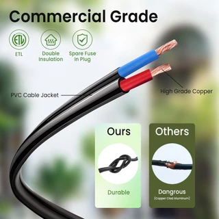 [จุดท้องถิ่น] S14 ไฟสตริงกันน้ำกลางแจ้งแบบเสียบปลั๊ก/หลอดไฟ LED พลังงานแสงอาทิตย์สำหรับตกแต่งสวน ให้บรรยากาศวันหยุด