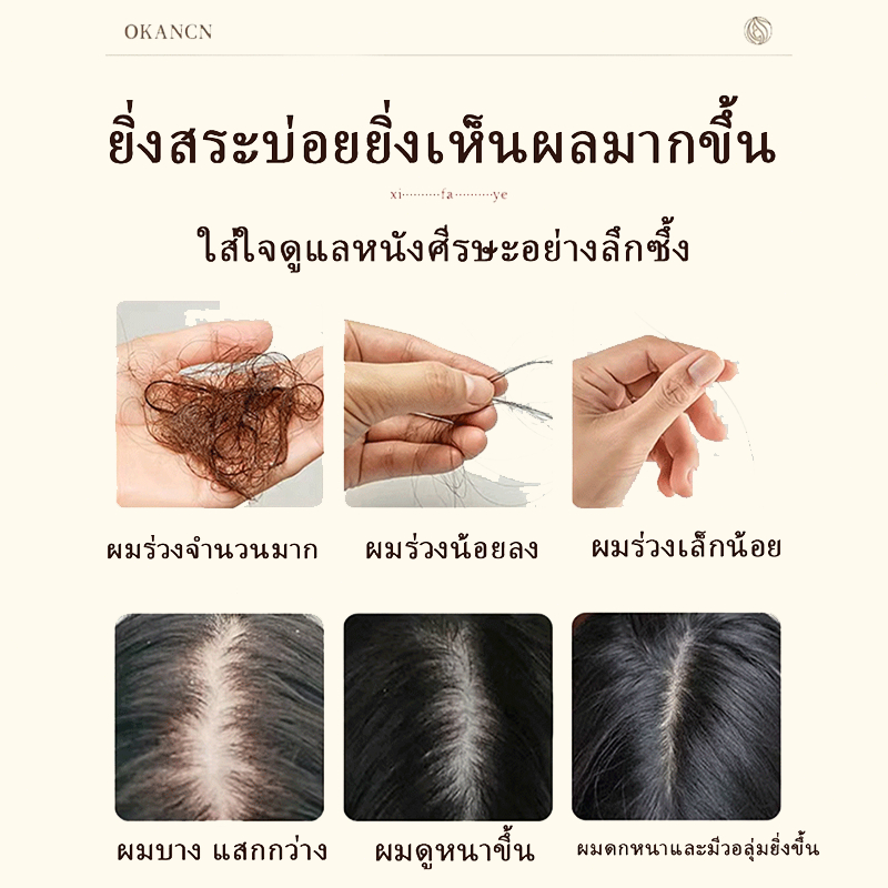 SAFEMILD แชมพูสมุนไพรโบราณ แก้ปัญหาผมร่วง ทำให้ผมขาวกลับมาดำ บำรุงผมด้วยส่วนผสมจากธรรมชาติ Y9-25 - รูปที่ 6