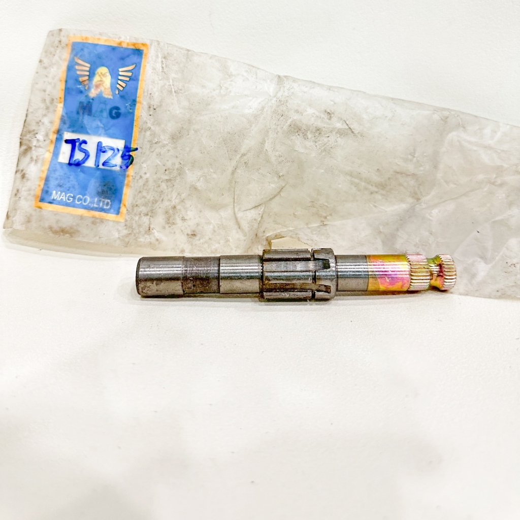 แกนราวเสตอร์หน้า TS125 N แบรนด์ CHINA อะไหล่มอเตอร์ไซค์ พร้อมส่ง