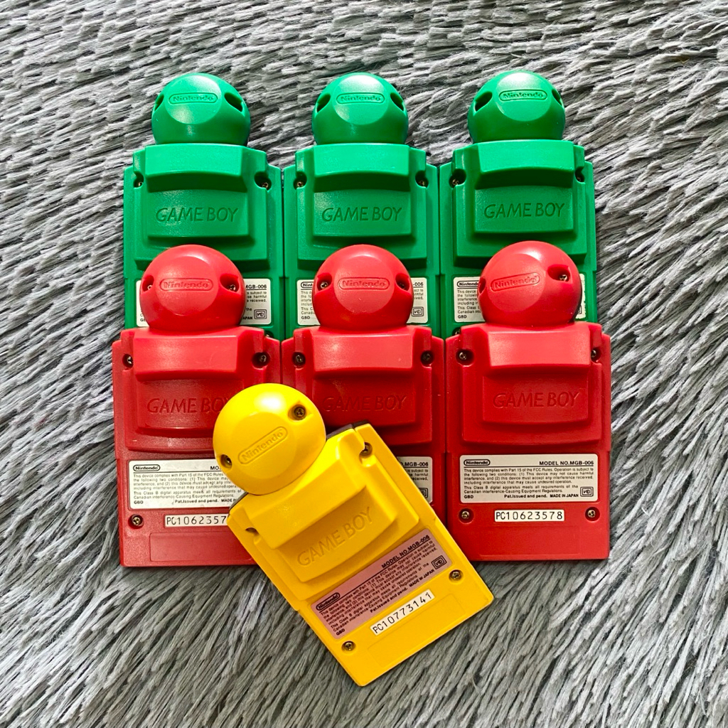 กล้องแท้เครื่อง Gameboy รุ่น Pocket Camera (เซ็ต) สี Green-Red-Yellow คัดสภาพดีรอยน้อย ถ่ายรูปได้ (ร