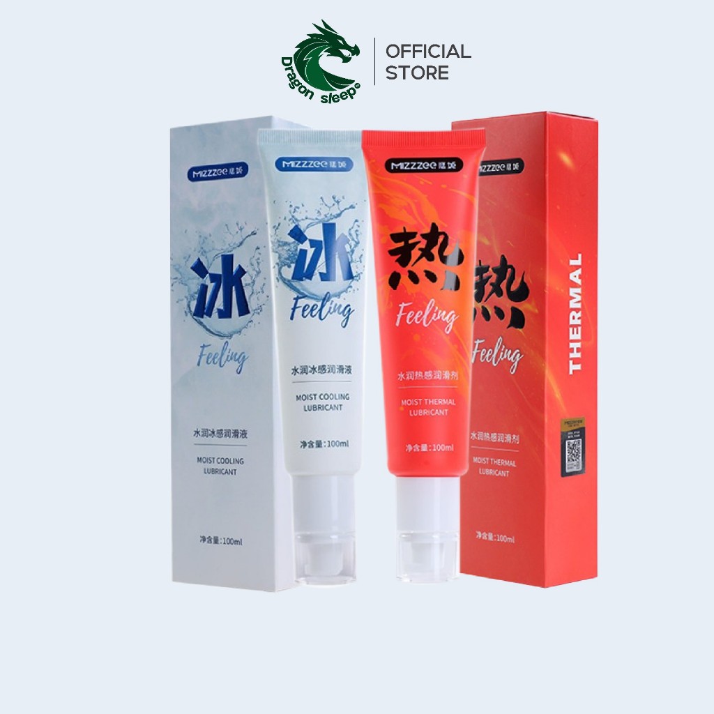 Mizzzee เจลหล่อลื่นพกพา 100 ml กลิ่นมิ้นท์ สูตรร้อน และ เย็น เพิ่มความชุ่มชื้น 2 เท่า