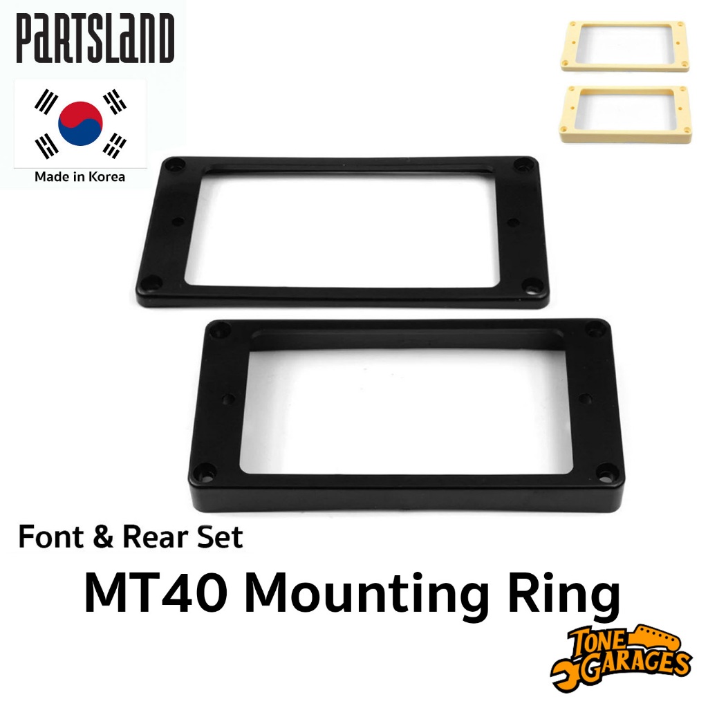 Partsland MT40 Curved Bottom Humbucker Mounting Ring for LP กรอบปิ๊กอัพ ขอบยึดปิ๊กอัพ กีต้าร์