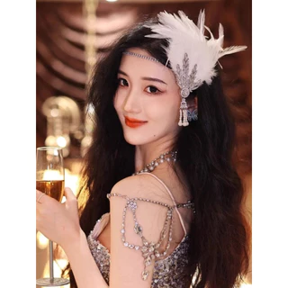 เครื่องประดับศีรษะ แนวแก๊สบี้ (Gatsby Headpiece)สินค้าพร้อมส่ง