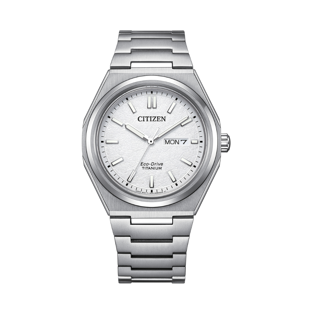 CITIZEN Zenshin AW0130-85A Super Titanium Eco-Drive Men's Watch ( นาฬิกาผู้ชายพลังงานแสง )