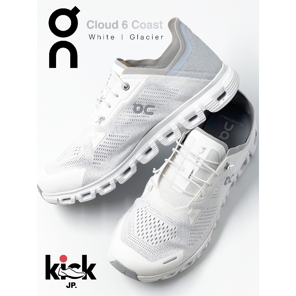 ✨ Pre-Order On Cloud 6 Coast White | Glacier | สินค้าจากชอปญี่ปุ่น ของแท้ 💯