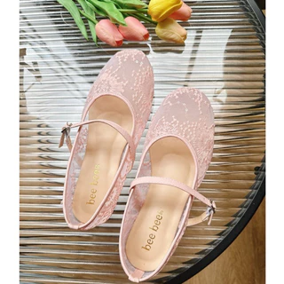 รองเท้าตาข่ายปักเลื่อมรหัสN-03แต่งสายคาดเข็มขัดทรงสวยใส่สบายตาข่ายระบายอากาศได้ดีพร้อมส่งในไทย