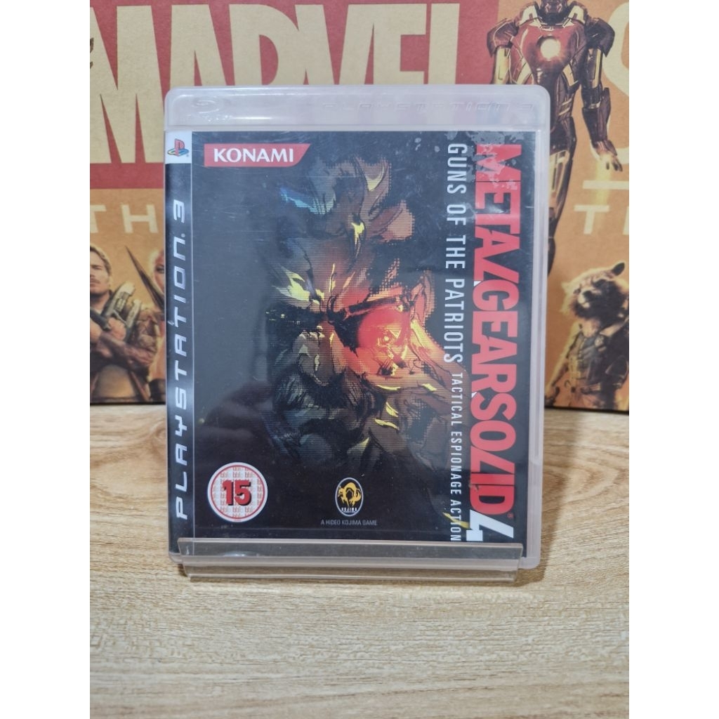 แผ่นเกมส์Ps3(PlayStation 3)เกม Metal Gear solid 4 Guns of patriots