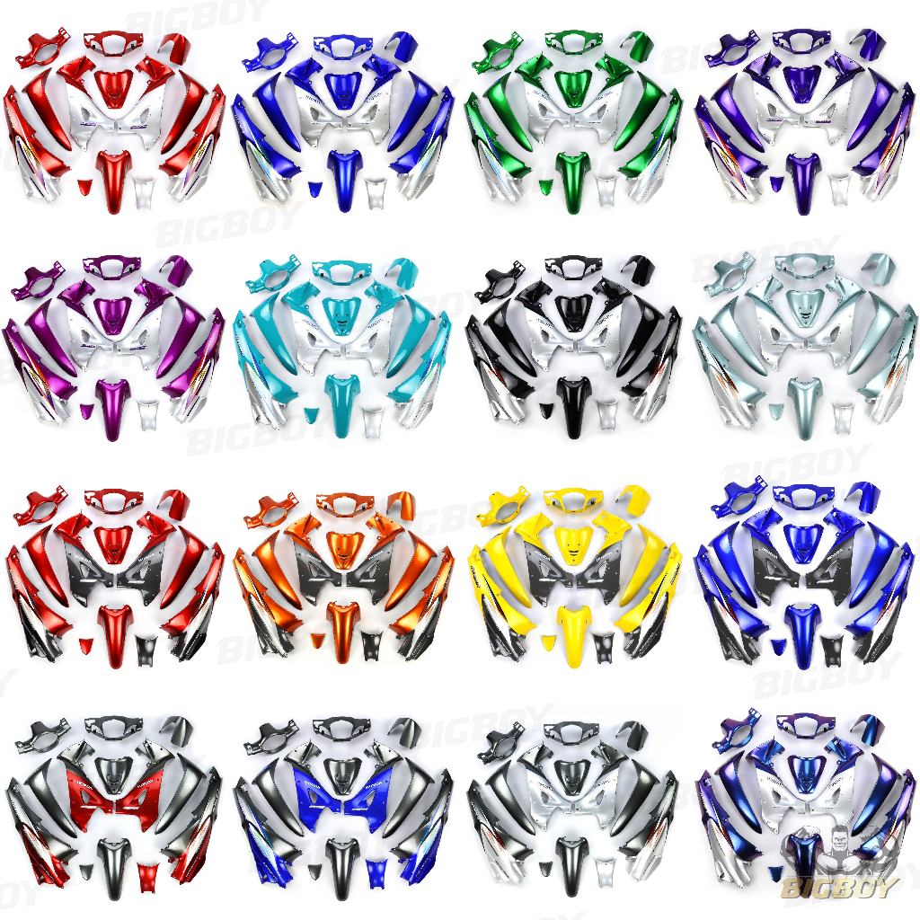 BigBoy ชุดสีwave125S หัวเถิก ชุดสีเวฟ125S (ชุด13ชิ้น) กุญแจกลม/กุญแจนิรภัย(กุญแจเล็ก/ใหญ่