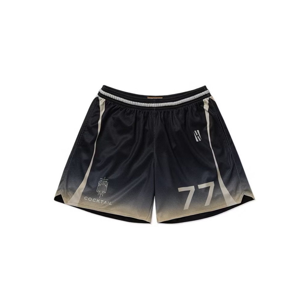 [ของแท้ พร้อมส่ง💯] HoopLife x COCKTAIL 77 EVER TOUR MESH SHORTS BLACK