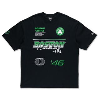 New Era เสื้อยืดแขนสั้นรุ่น Boston Celtics Nba Racing Black …