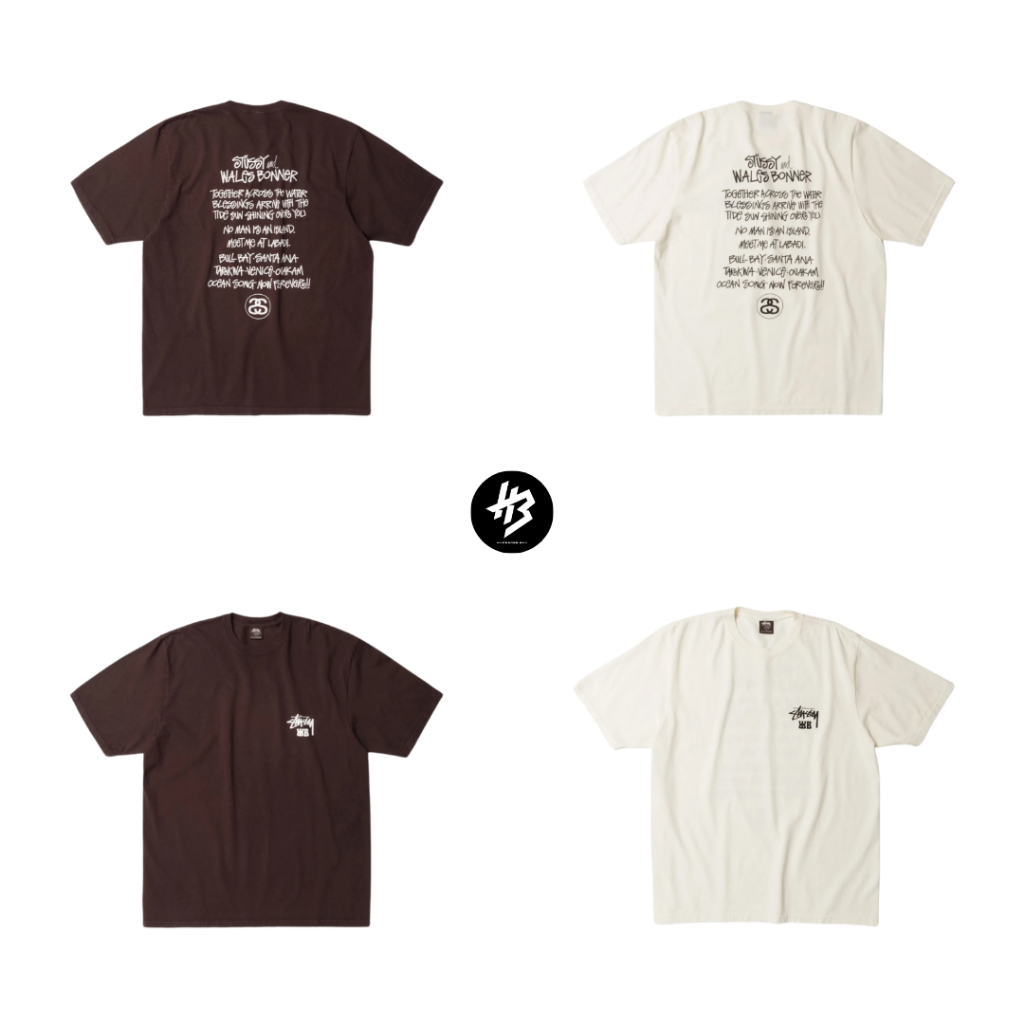 [ของแท้] STÜSSY WALES BONNER OCEAN SONG TEE (US) พร้อมส่ง