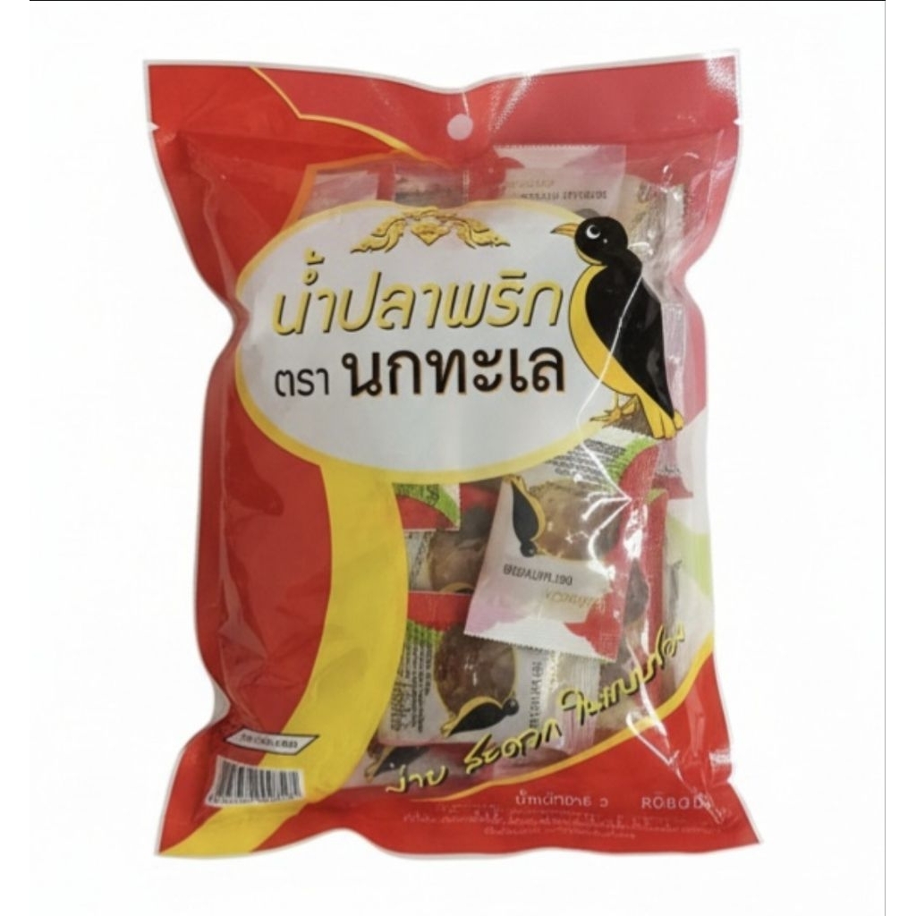 น้ำปลาพริกซอง ตรานกทะเล 8 กรัม (50 ซอง/แพค) | ง่าย สะดวก พกพาสบาย
