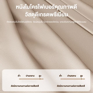 NexCub โต๊ะข้างเตียงอัจฉริยะ ไม้เนื้อแข็ง ไม่มีกลิ่น โต๊ะข้างเตียง N06 ชาร์จไร้สาย+USB+ลำโพง+กุญแจรหัส หนังพรีเมียม