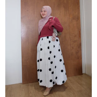 (B38) Heartmade-Polka dot balloon skirt(สินค้าพร้อมส่ง)🏞️💙👀