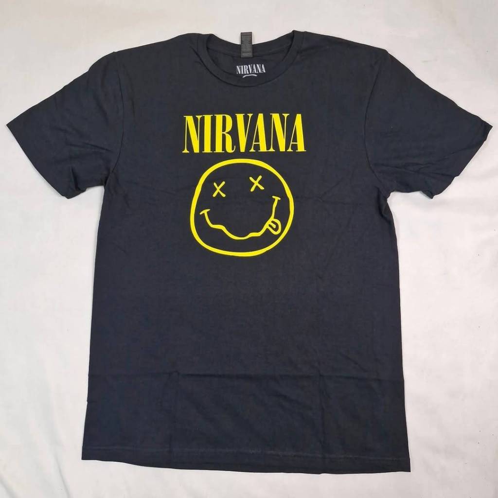 เสื้อวง "Nirvana  " มือ 1 ลิขสิทธิ์แท้ นำเข้าจาก uk ของพร้อมส่ง