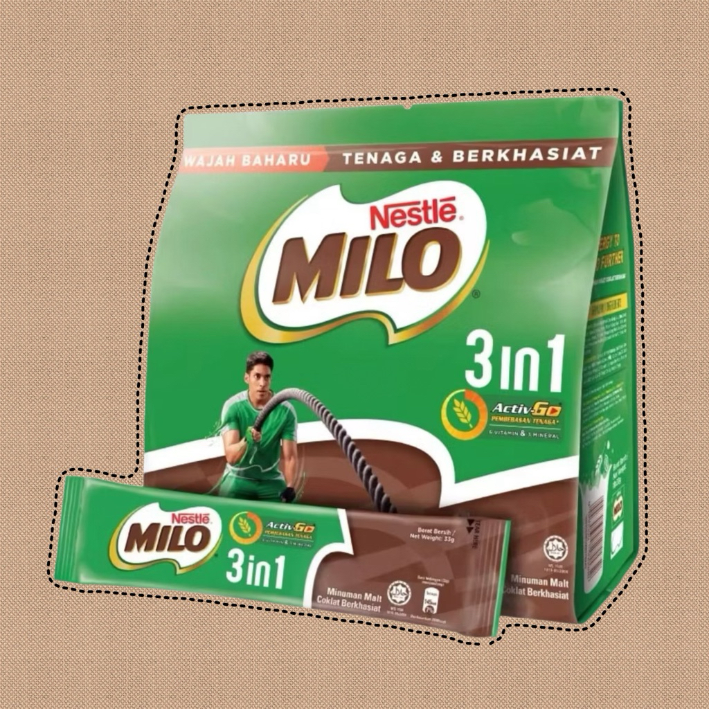 👑👑พร้อมส่ง MILO 3IN1 14ซอง นำเข้าจากประเทศมาเลเชีย
