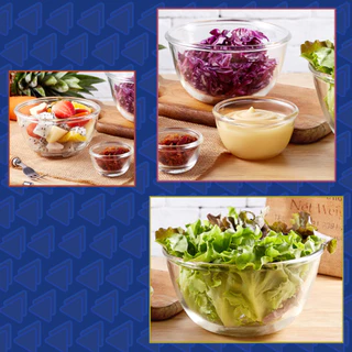 [ยกกล่อง] ชามแก้ว Chef’s Bowl Luckyglass(ลัคกี้กลาส) ★★★★★ ออกใบกำกับภาษีได้(รวมค่าส่ง)
