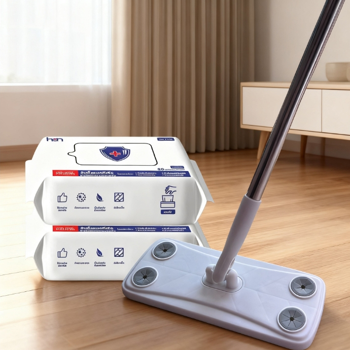 YAyaไม้ถูพื้น ใช้แล้วทิ้ง ไม้ม๊อบ กระดาษเปียก กระดาษแห้ง ไม้ม็อบดันฝุ่น ผ้าถูพื้นแบบเปียก แบบเเห้ง ผ้ารีฟิลถูพื้น COD