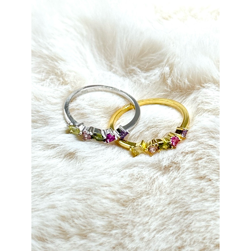 Just Ring with color CZ