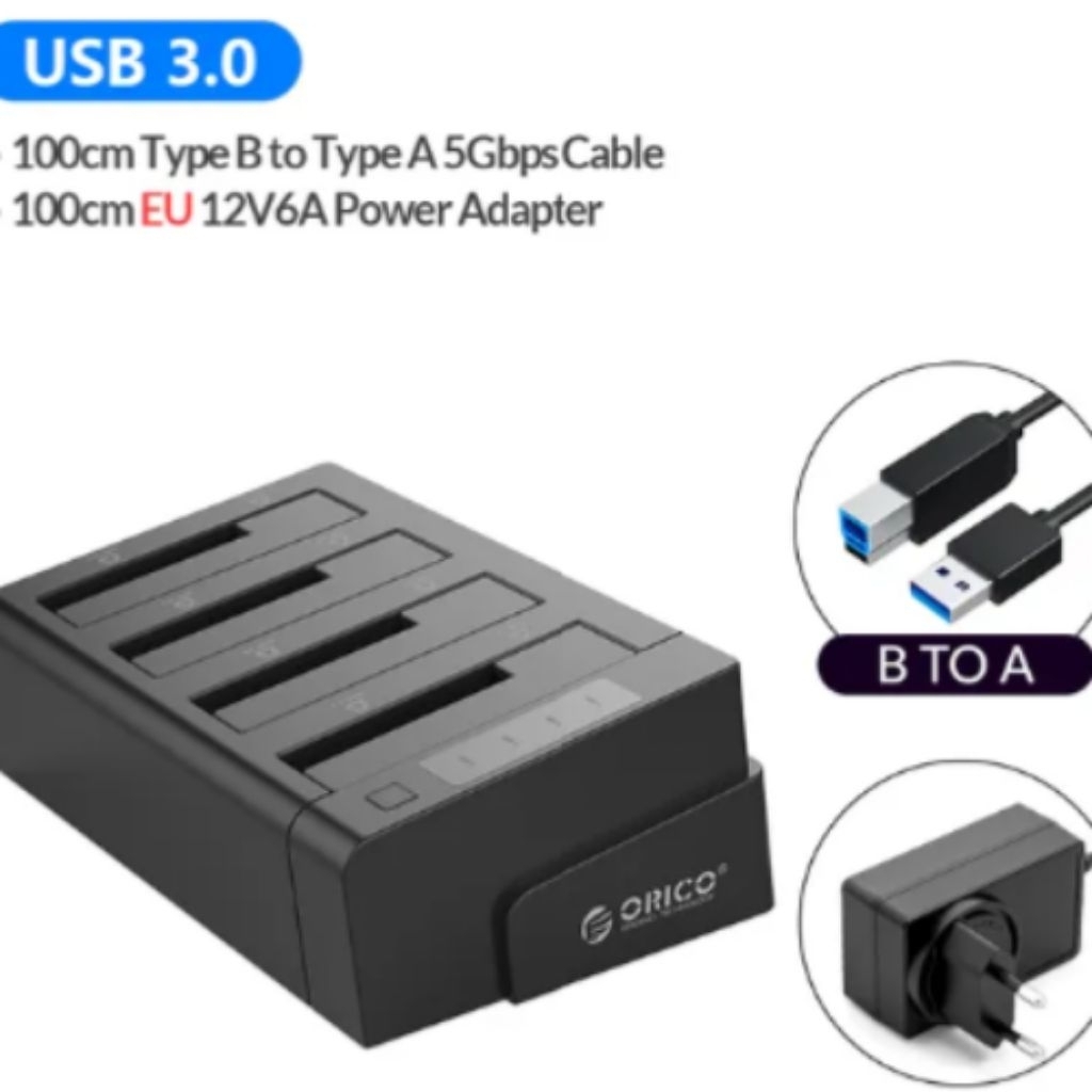 ORICO 4 Hard Drive ORICO 4 Hard Drive Docking Station แบบออฟไลน์ Clone SATA USB 3.0 HDD ORICO Clone 