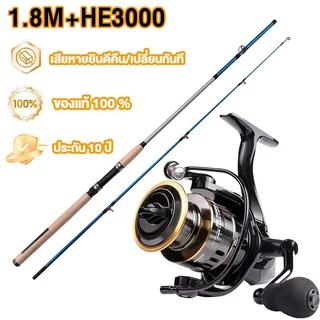 MODOFO รอกสปินนิ่ง รอกตกปลา อลูมิเนียม น้ําหนักเบา แรงลากสูง50KG 7.2:1 รอกหยดน้ำ รอกสปินนิ่ง รอกตกปลา กันสนิม ตกปลาทะเล