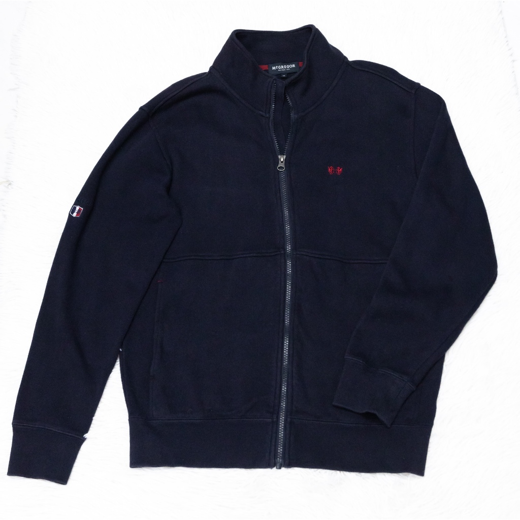 เสื้อแจ็คเก็ต  McGREGOR สีกรมท่า(Navy Blue Full-Zip Jacket)