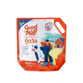 SUPERMART Good will นมข้นหวานชนิดพร่องไขมัน ขนาด 2000 มล. #1103135