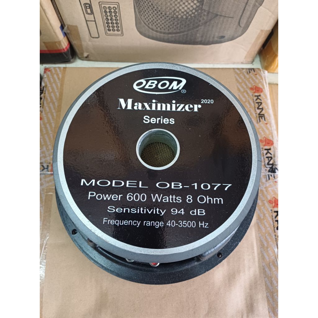 OBOM OB-1277 MAXIMIZER ดอกลำโพง 12 นิ้ว เสียงกลาง โครงหล่อ 600W วอยซ์ 3 นิ้ว ดอก โอบอ้อม OB1277 /ราคาต่อ1ดอก