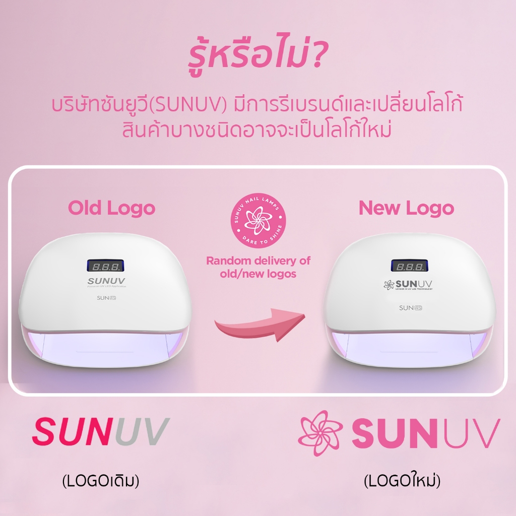 รวม SUNUV  เครื่องอบเล็บ SUN3 Sunone Sun4s พร้อมส่งในไทย 48W ของแท้กล่องแดง! Nail Lmap โคมไฟอบเล็บเจล