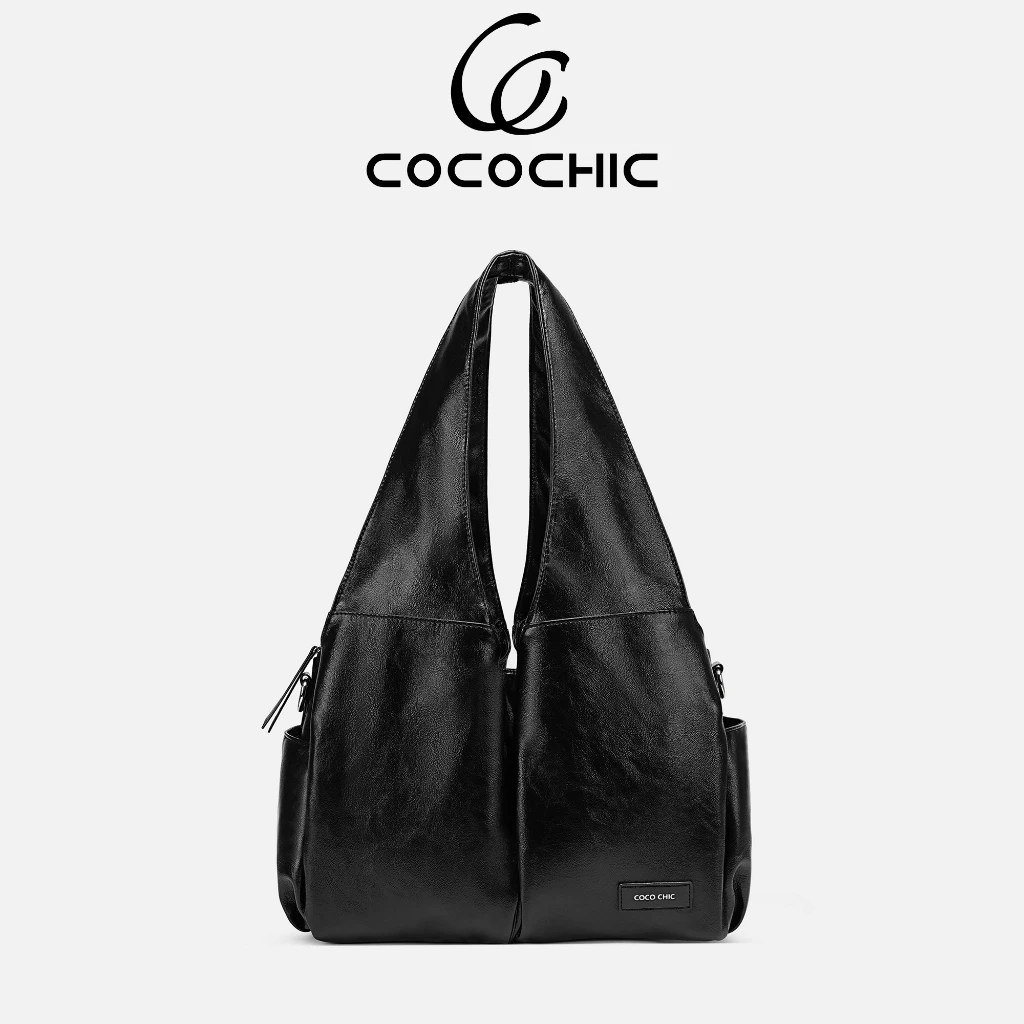 【COCOCHIC】 Feminine Tote Bagขนาดใหญ่ ดีไซน์เรียบหรู ใบเดียวจบ ครบทุกลุค ใช้งานได้ทั้งวันทำงานและวันสบายๆ