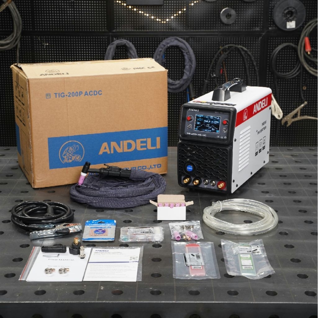 ANDELI  ตู้เชื่อมอาร์กอน TIG200 ACDC PRO สร้างเกล็ดออโต้ เต็มระบบ ปรับความถี่ AC ได้ มี AC mix DC (ประกัน 2 ปี) - รูปที่ 2