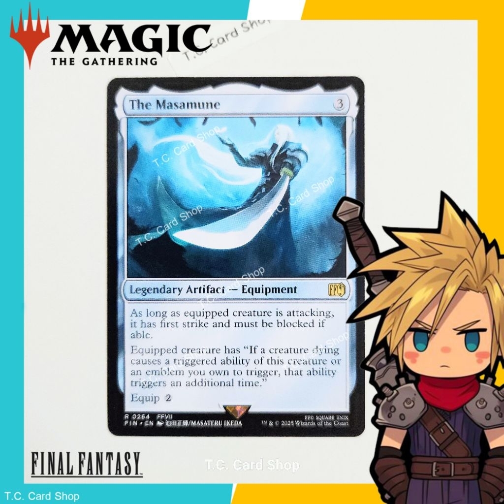 The Masamune - R0264 FFVII (Goldstamp) - Final Fantasy - Magic the Gathering (MTG) (FIN)