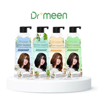 แชมพูพืชปิดผมหงอก ปิดผมผมขาว plant bubble hair dye Dr’meen [1 ขวดใหญ่] 3in1 ย้อม บำรุง ปิดผมขาว