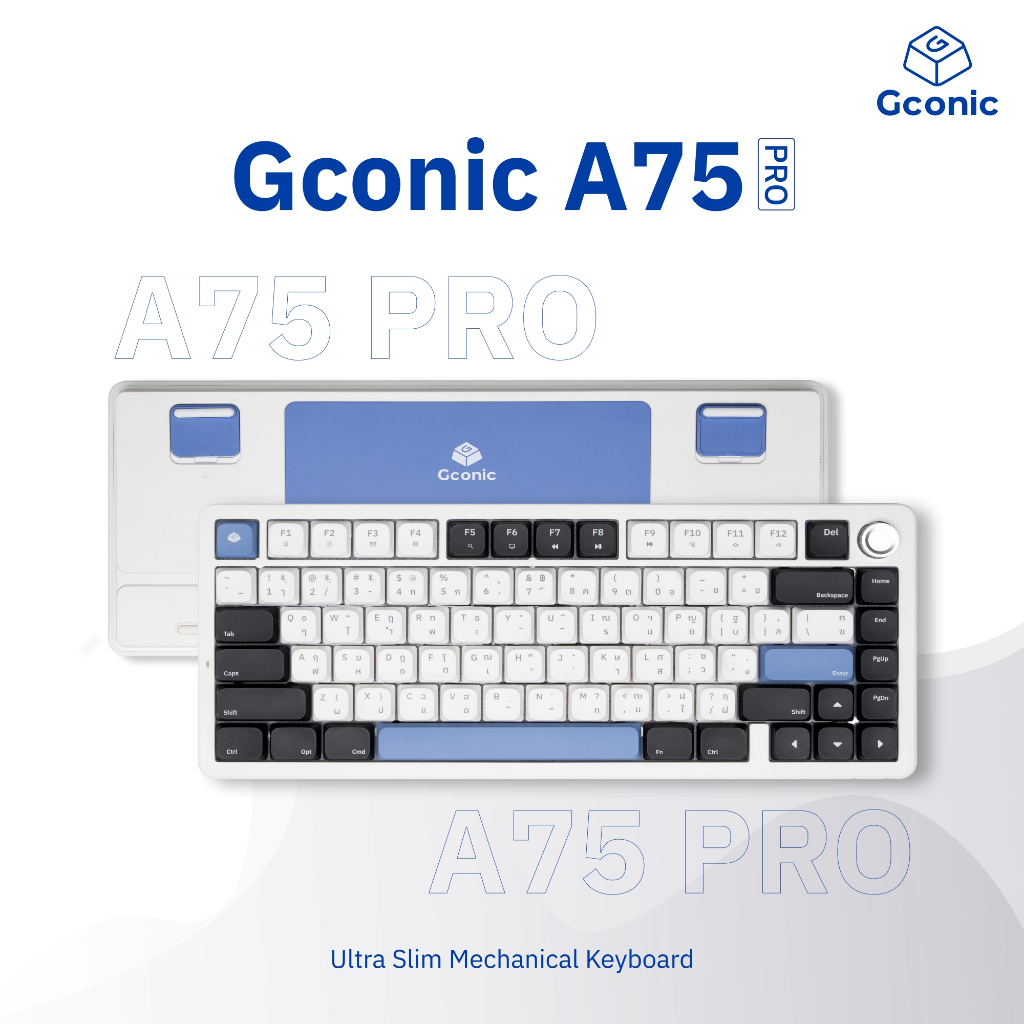 Gconic A75 Pro Ultra Slim Mechanical Keyboard