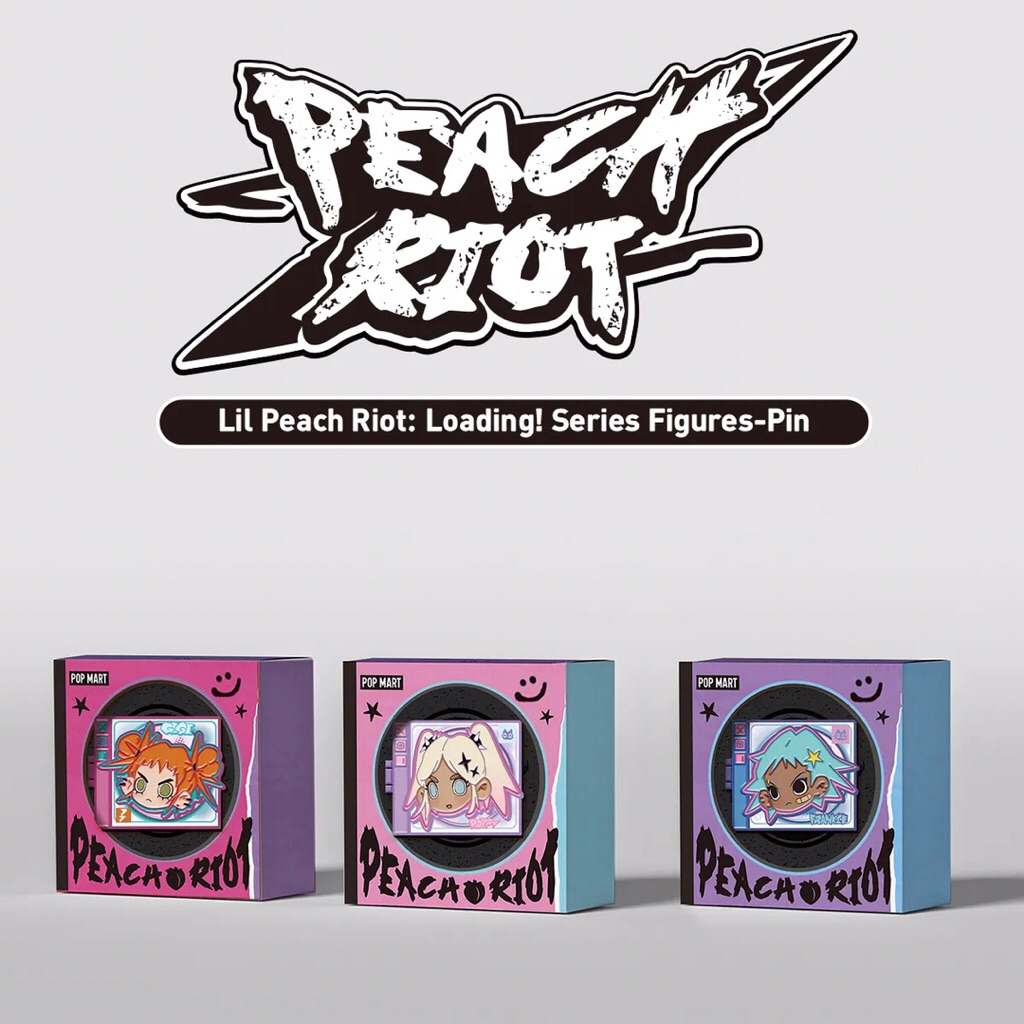 เข็มกลัด lil peach riot loading pin series
