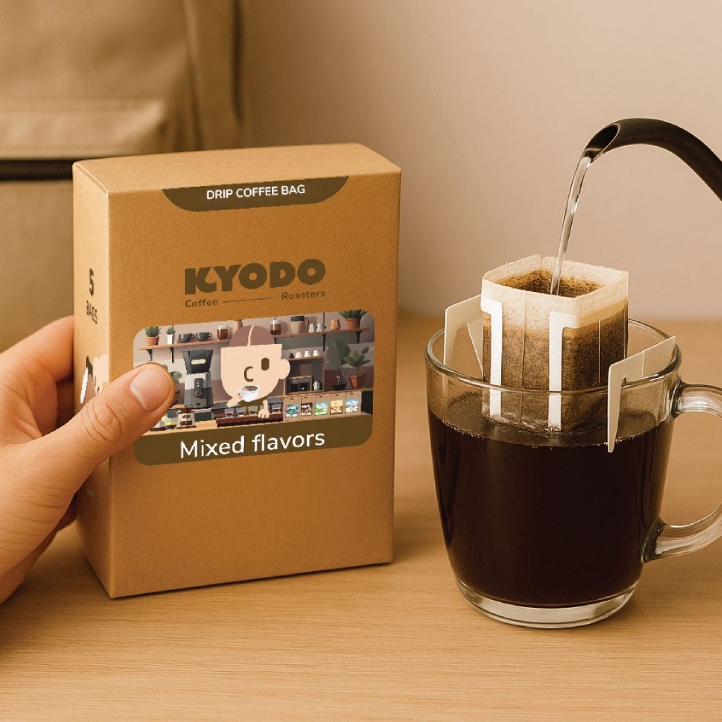 Drip Bag Box | กาแฟดริปแบ็คบรรจุกล่อง 5 ชิ้น KYODO COFFEE ROASTERS
